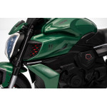 Elektrická motorka Ducati Diavel x Bentley - zelená